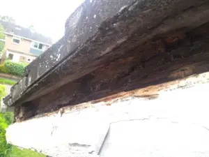 Preparing Rafter Feet - Rotten Gable Ladder